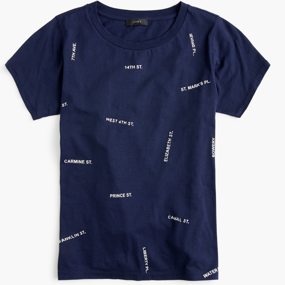J. Crew Streets Of NYC T Shirt Size XS